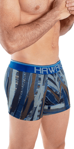 Hawai 42121 Printed Athletic Trunks Royal Blue