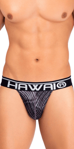 Hawai 42168 Printed Microfiber Jockstrap Taupe