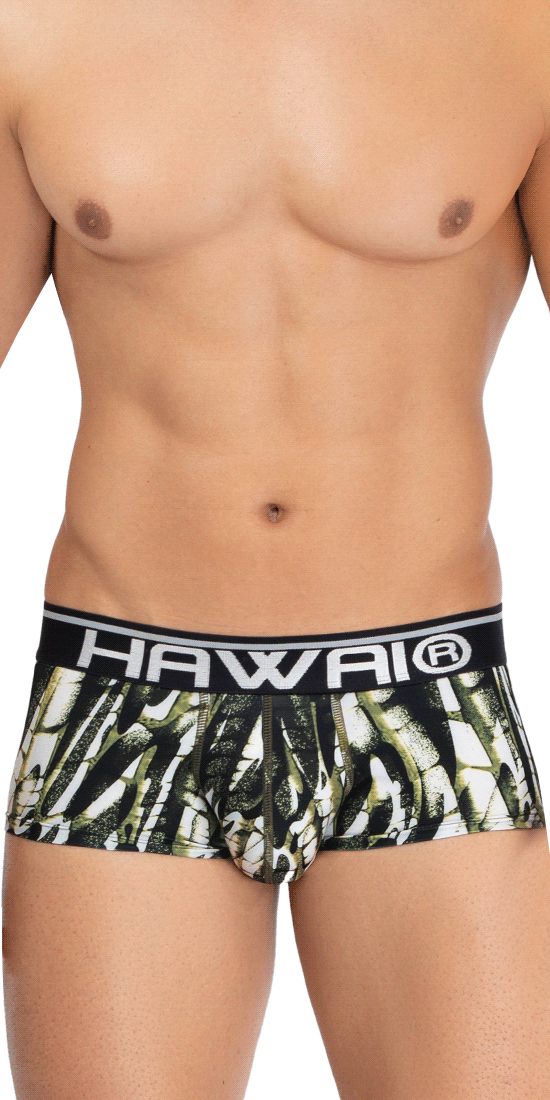 Hawai 42182 Printed Microfiber Briefs Military Green –   - Men's Underwear and Swimwear