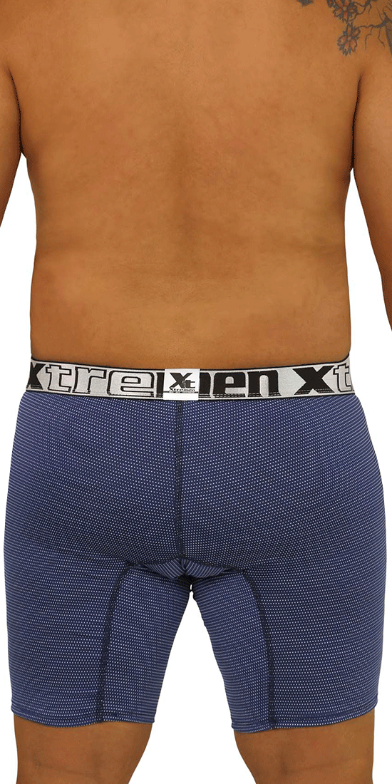 Xtremen 70005 Long Boxer Briefs  Dark Blue