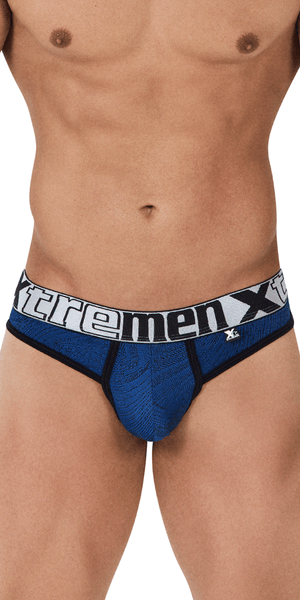 Xtremen 91087 Microfiber Jacquard Thongs Blue
