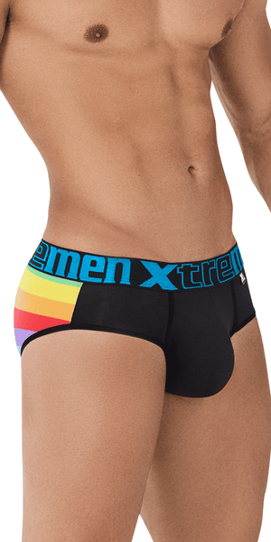 Xtremen 91088  Microfiber Pride Briefs Black
