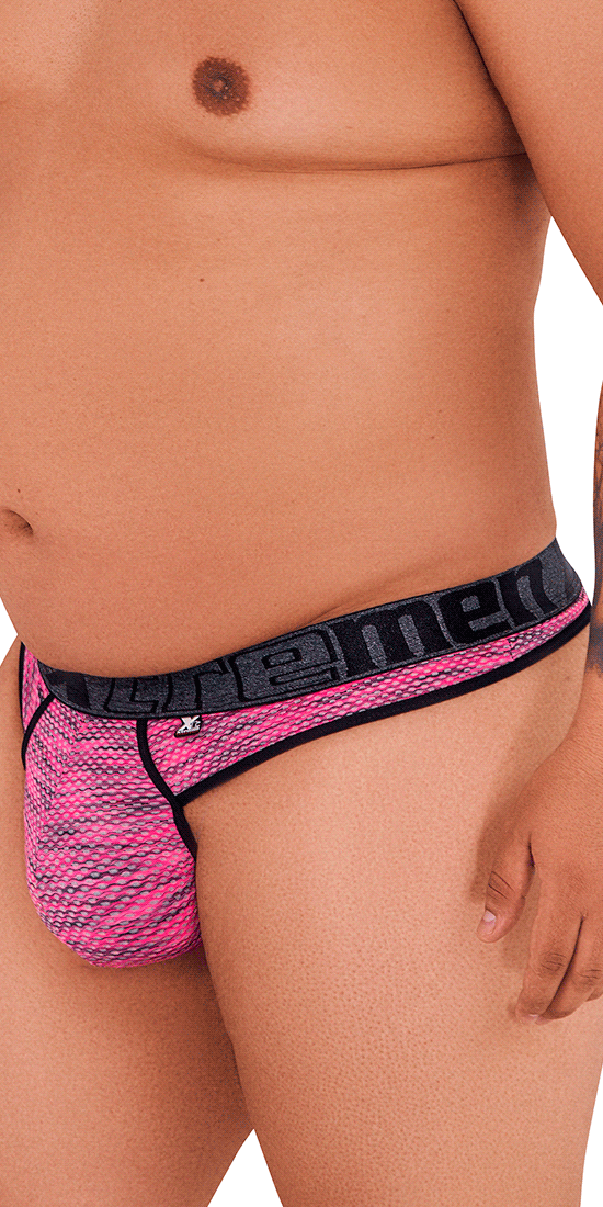 Xtremen 91100x Microfiber Mesh Thongs Pink