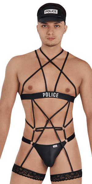 Candyman 99569 Police Costume Outfit Black