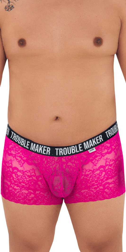 Candyman 99616x Trouble Maker Lace Trunks Pink