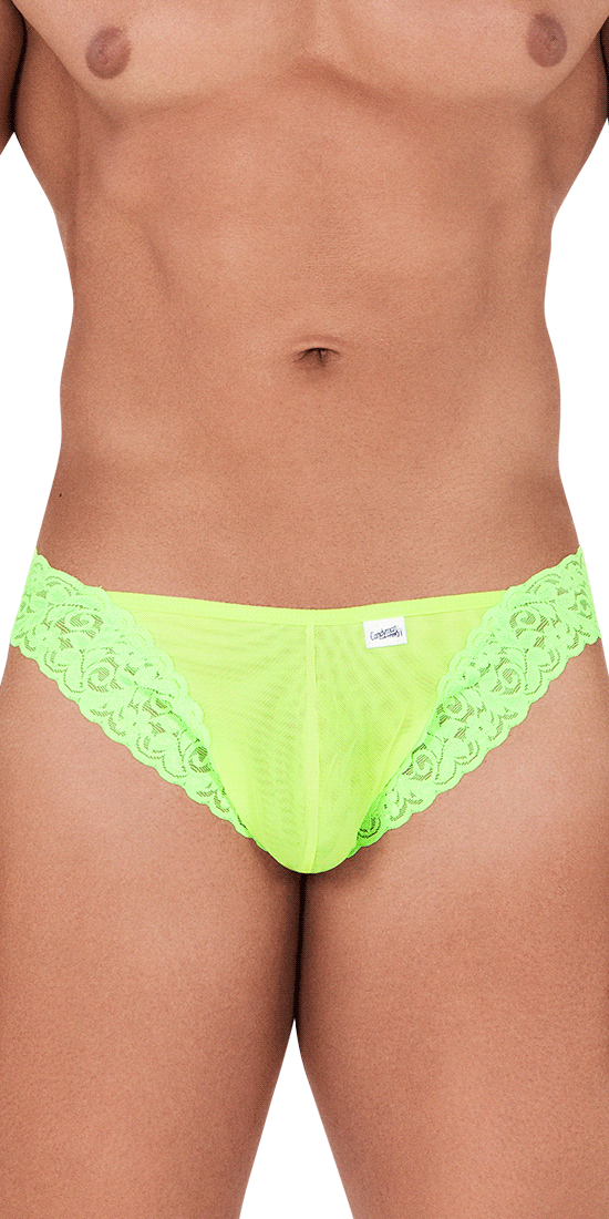 Candyman 99506 Mesh-lace Thongs Hot Green