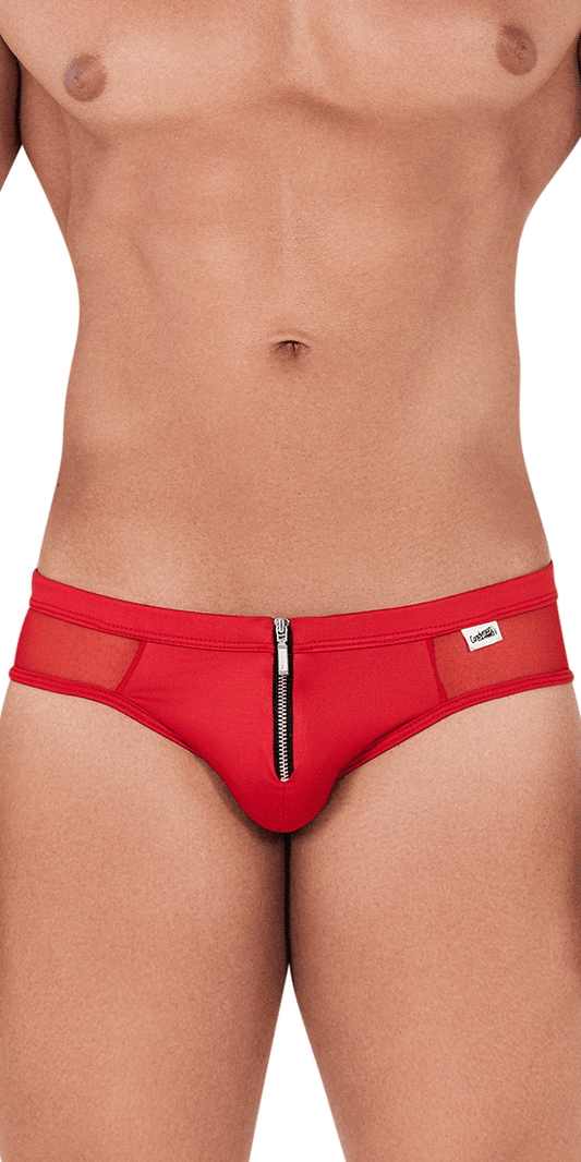 Candyman 99500 Bikini en maille zippée Rouge