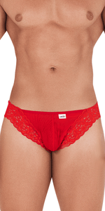 Candyman 99506 Mesh-lace Thongs Red