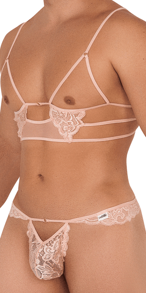 Candyman 99604  Harness-thongs Outfit Rose