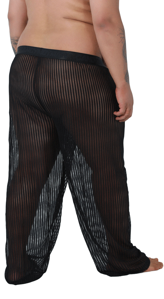 Candyman 99496x Mesh Lounge Pants Black
