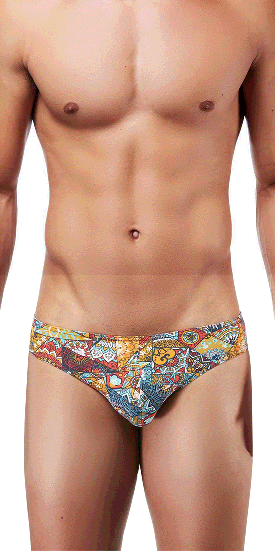 DOREANSE Groovy Bikini In Patchwork  DOREANSE –  -  Men's Underwear and Swimwear