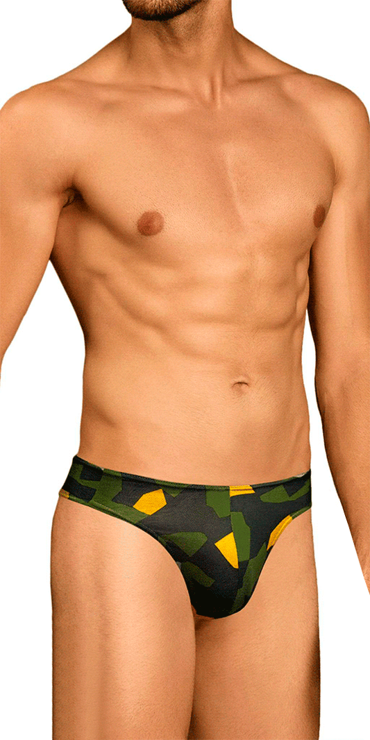DOREANSE 1303 Camosaic Thong in Camouflage Print