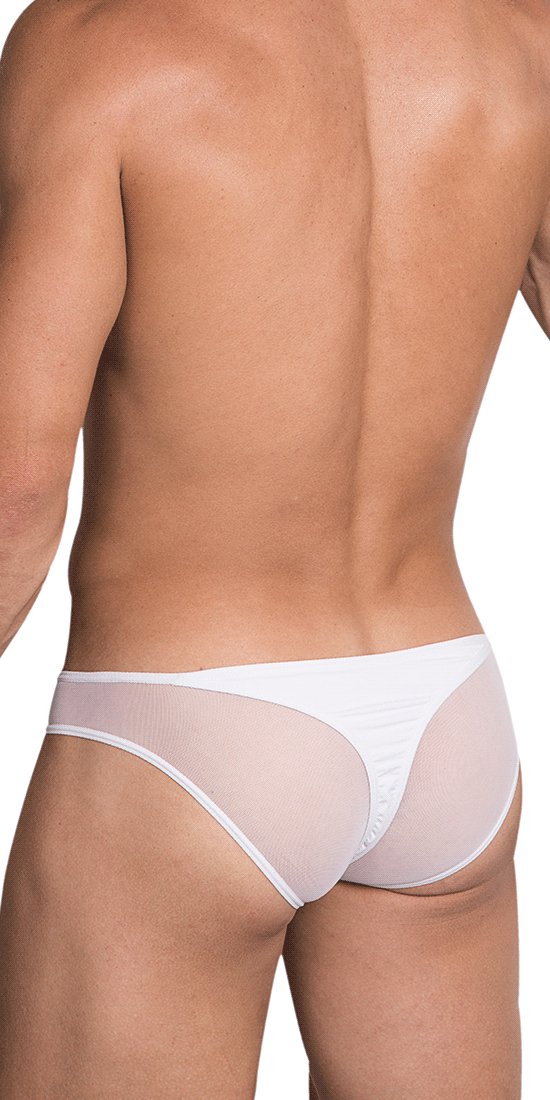 HIDDEN 972 Mesh Bikini-Thong In White