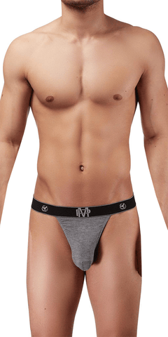Male Power Bamboo Micro Thong In Gray