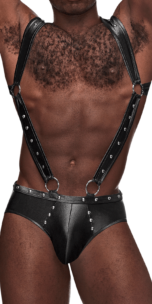 Male Power Pak-154 Fetish Uranus Jockstrap Noir