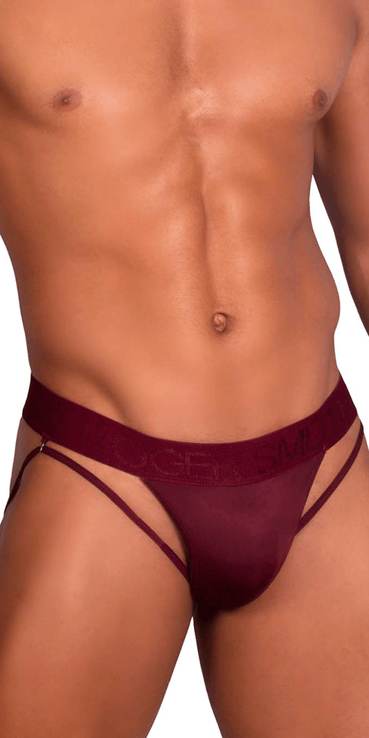 Roger Smuth Rs077 Thongs Burgundy