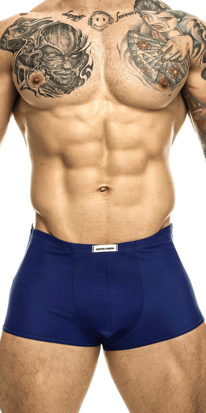Justin+Simon Xsj08 Classic Trunks Royal Blue