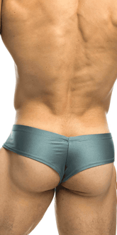 JUSTIN+SIMON XSJ13 Cheeky Bulge Boxer Color Metal Green