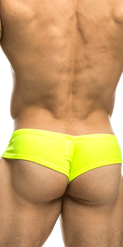 Justin+Simon Xsj22 Cheek Briefs Neon Green